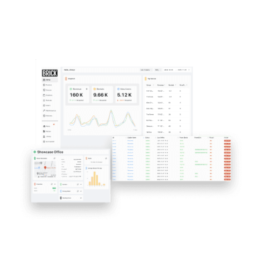 Image of the Brick dashboard